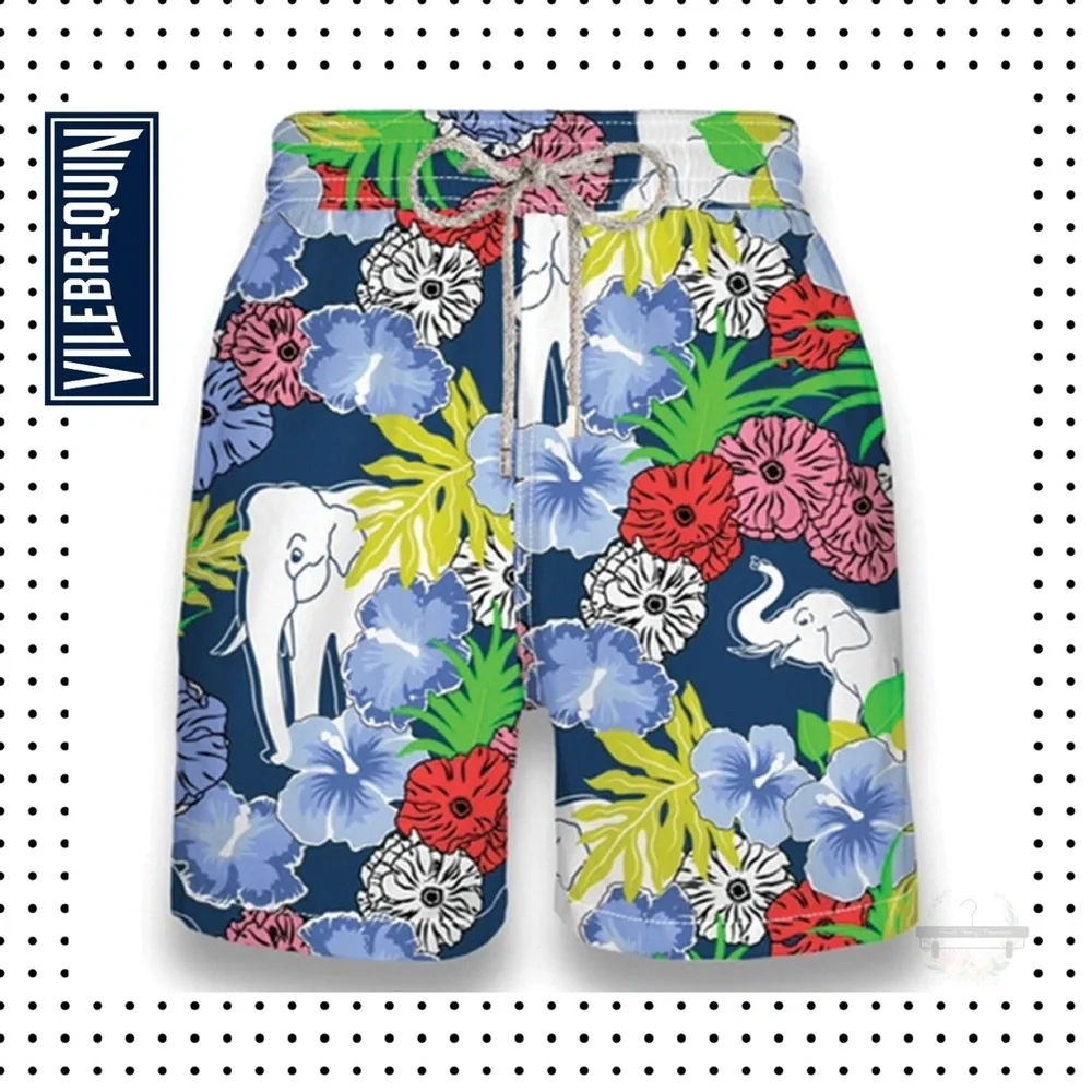 Vilebrequin - Moorea Elephant Boys Swim Trunk 14